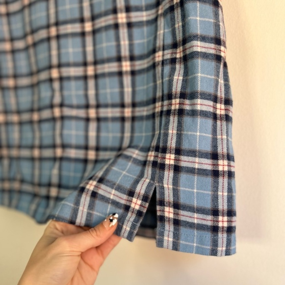 VINTAGE plaid‎ mini skirt - Picture 2 of 5
